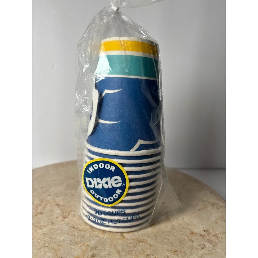 Dixie Indoor Outdoor Hot‎ Cups 12 oz Paper 50 Count Sealed